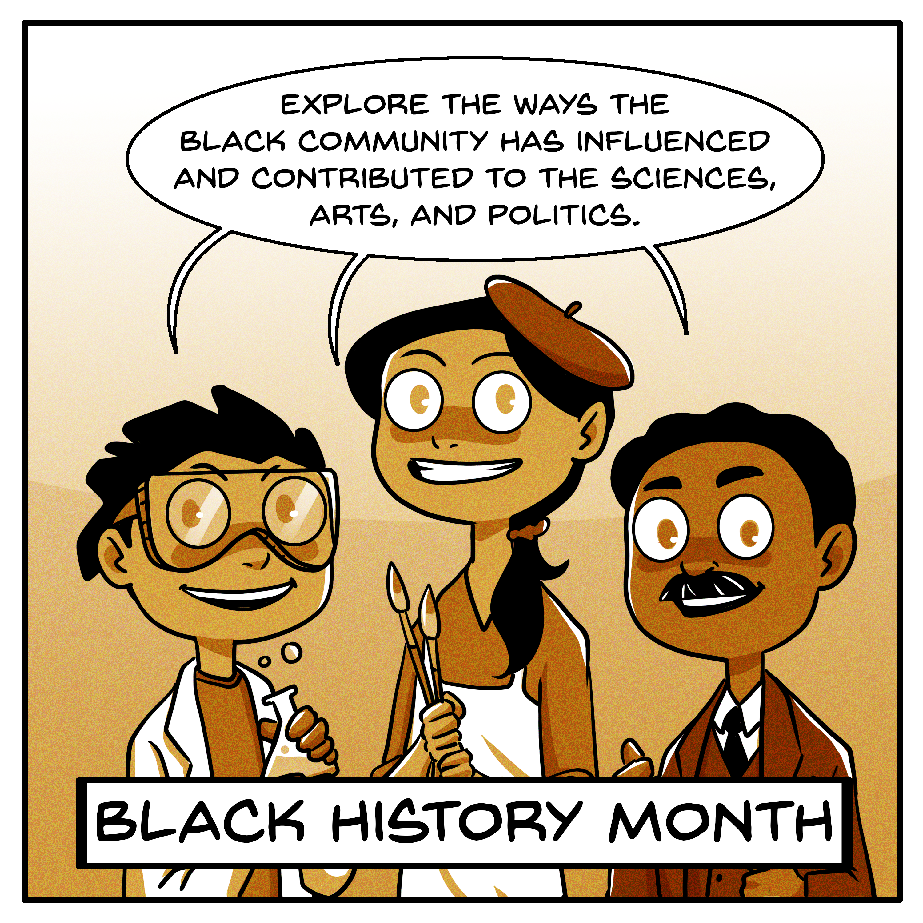 Cartoon for Black History Month